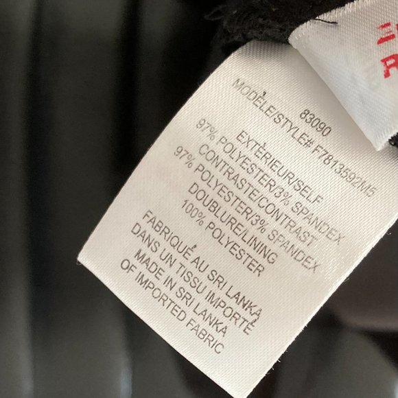 LAURA evening dress in black and ivory. Size 8 - Picture 6 of 6